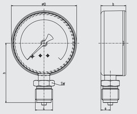 WIKA-111.10.80-100 Схема WIKA-111.10.80-100 Схема